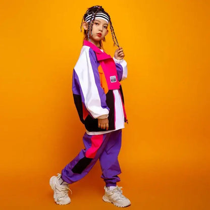 Kid Festival Hip Hop Dancing Outfits for Girls