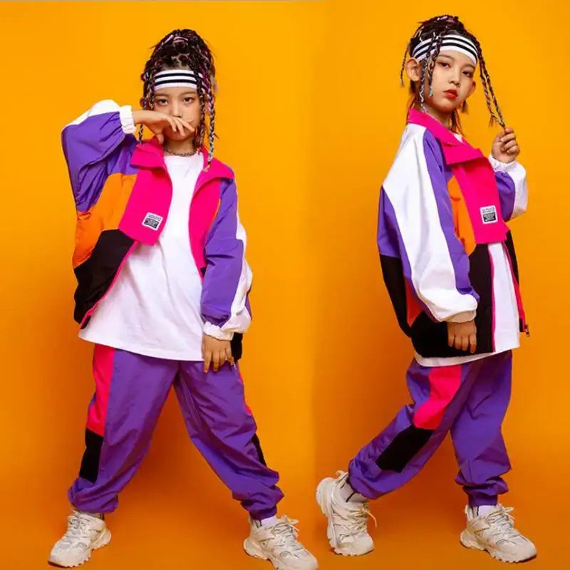 Kid Festival Hip Hop Dancing Outfits for Girls