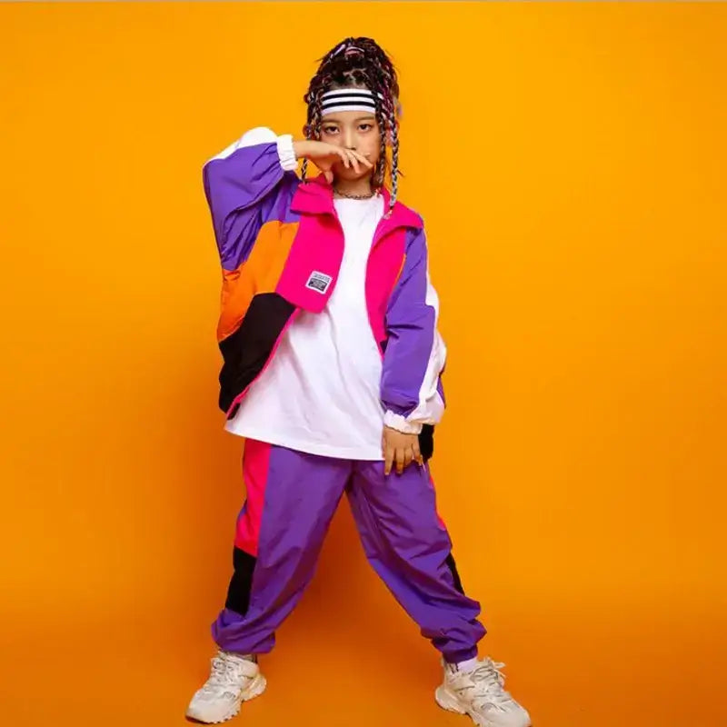 Kid Festival Hip Hop Dancing Outfits for Girls