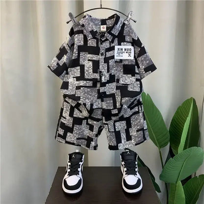 Baby Clothes Boys Summer Shirt Short-sleeved