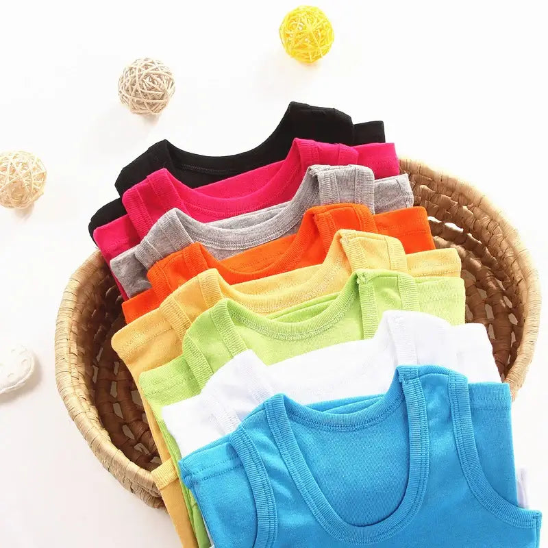 Kids Underwear Boys Vests for Summer - Elancoloze