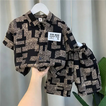 Baby Clothes Boys Summer Shirt Short-sleeved