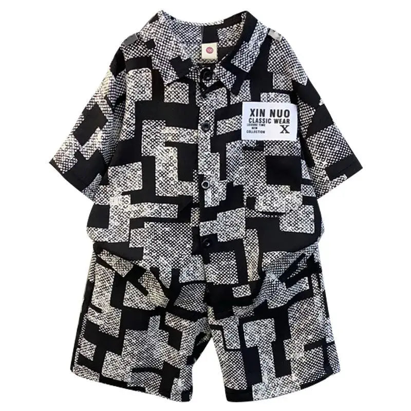 Baby Clothes Boys Summer Shirt Short-sleeved