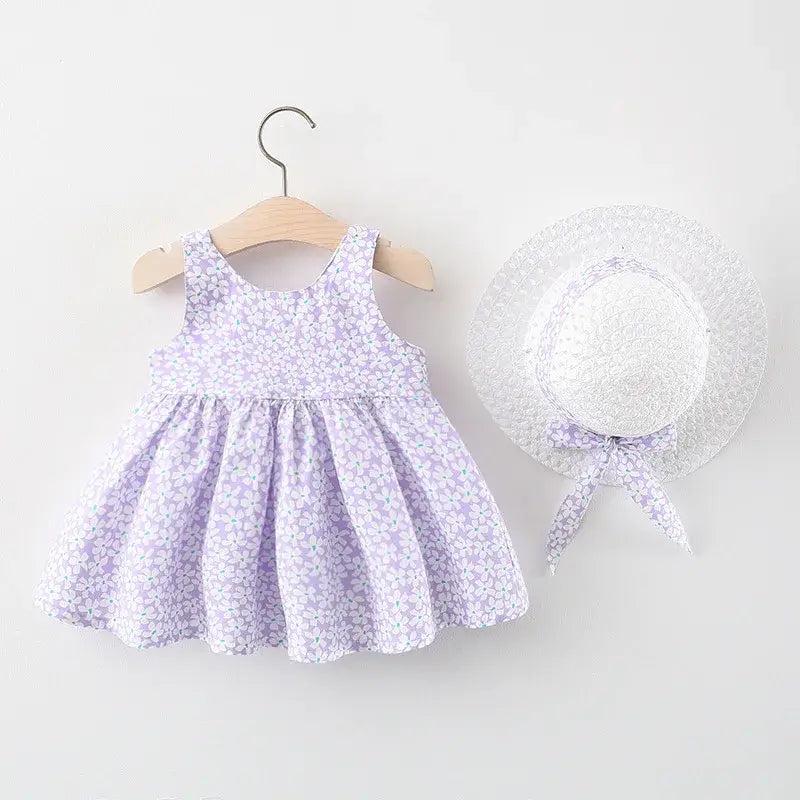 Summer Baby Girls Beach Princess Dress